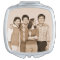 Customizable personal photo compact mirror