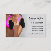 CUSTOMIZABLE Personal Trainer Business Card