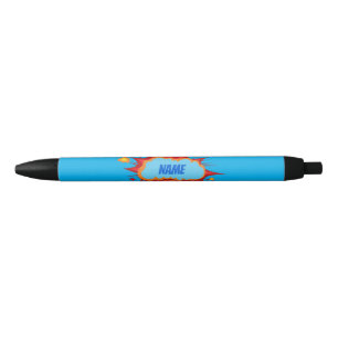 Customizable personalized comic explosion pen
