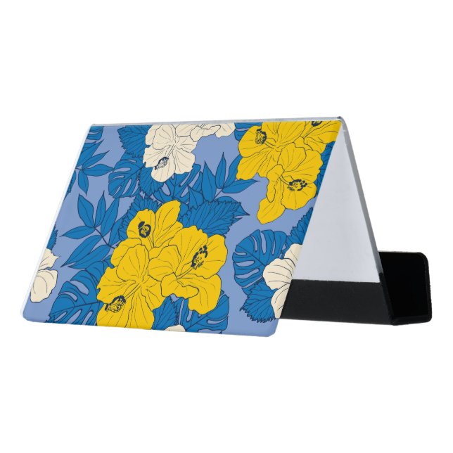 Customizable, Personalized, Custom Gift, Gift Idea Desk Business Card Holder (Angled Back)