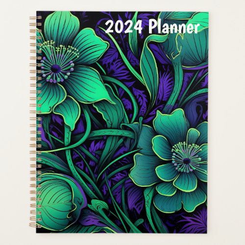 Customizable Personalized Dark Romance 2024  Planner