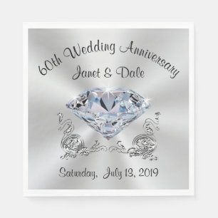 Customizable Personalized Diamond Napkins