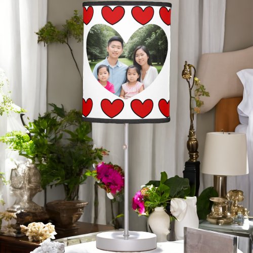 Customizable Personalized Family Photo Nightlight Table Lamp