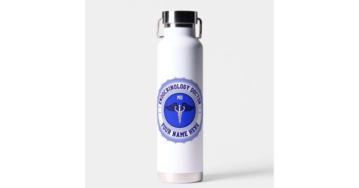 Personalized Nurse Gift Insulated Stainless Steel 25oz Water Bottle, Customized Gift for Doctor, Teacher's Gift, RN Gift