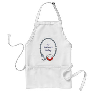 Customizable, Personalized Nautical Design Aprons