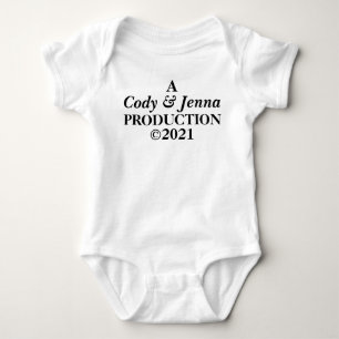 Customizable Personalized Production Newborn Baby Bodysuit