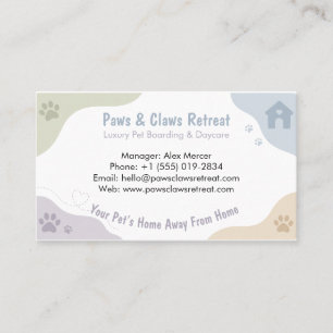 Customizable Pet Boarding   Pet Hotel  Business Card