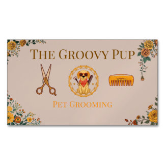 Customizable Pet Care Professional Card