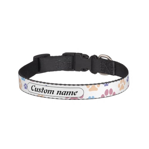 Customizable pet collar with name Customized dog 