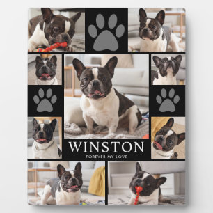Customizable Pet Dog Memorial Photo Keepsake Plaque