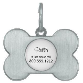 Customizable Pet Identity Tag