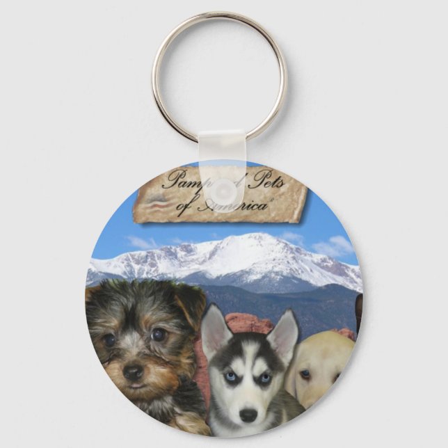 Customizable Pet Keychain (Front)