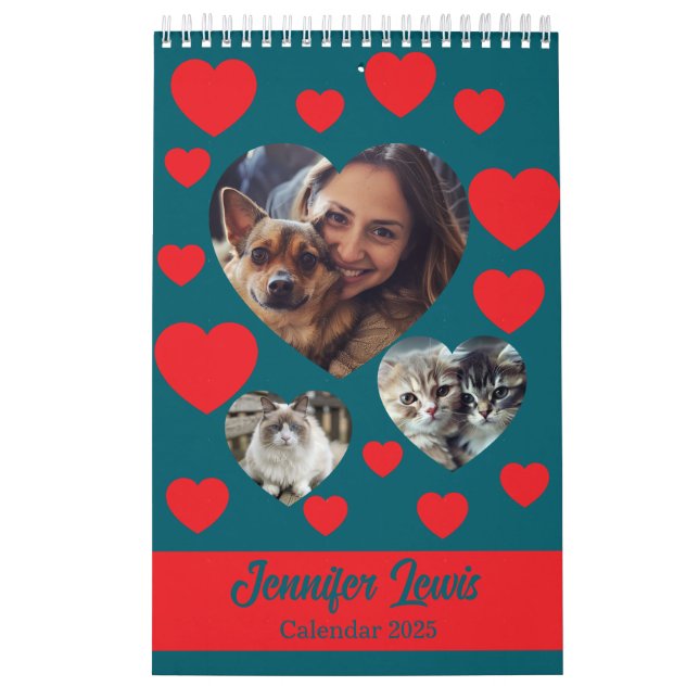 Customizable Pet Lover's Calendar  (Cover)