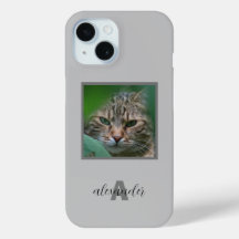 Customizable Pet Portrait iPhone Case with Name an