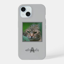Customizable Pet Portrait iPhone Case with Name an