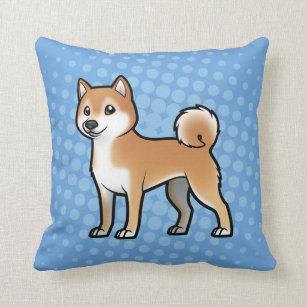 shiba generation shiba throw pillow