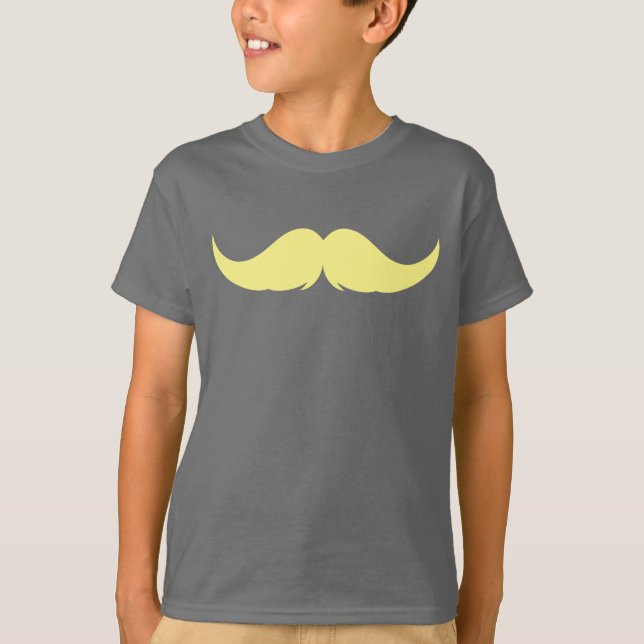 Customizable Petite Handlebar Moustache T-Shirt (Front)