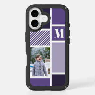 Customizable Photo and Monogram iPhone 16 Case