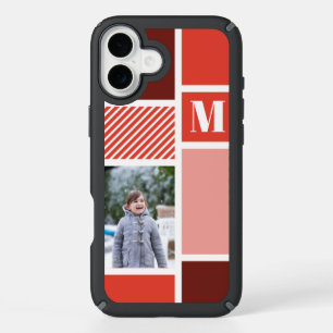 Customizable Photo and Monogram iPhone 16 Plus Case