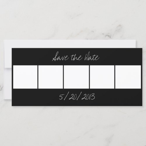 Customizable Photo Booth Save the Date Cards