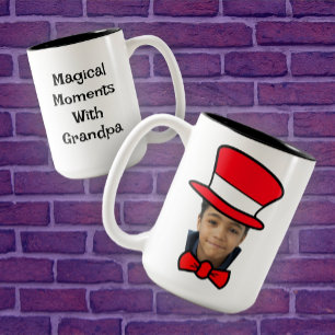 Customizable Photo Booth Top Hat Mug