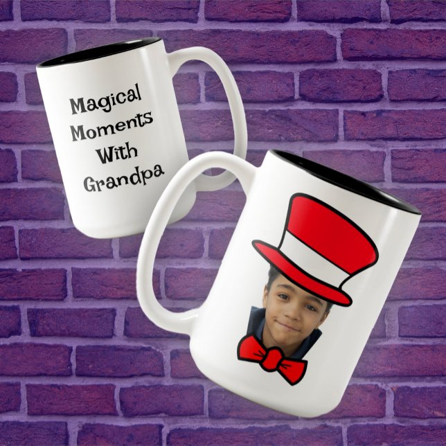 Customizable Photo Booth Top Hat Mug (Creator Uploaded)