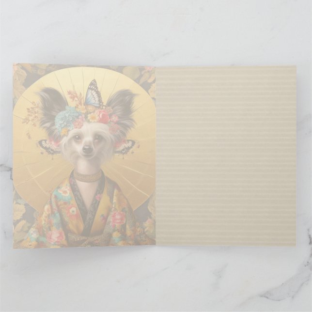 Customizable Photo Card - Chinese Crested Dog