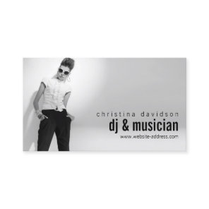Customizable Photo Card for DJs, Bands, Musicians