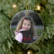 Customizable photo Christmas ornament gift