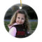 Customizable photo Christmas ornament gift