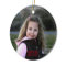 Customizable photo Christmas ornament gift