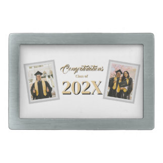 Customizable Photo Class of 202X Graduation Belt Buckle