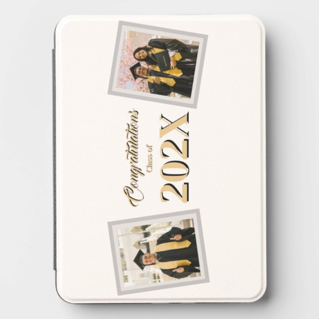 Customizable Photo Class of 202X Graduation Kindle Cover (Front)