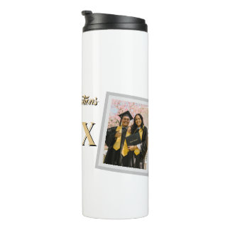 Customizable Photo Class of 202X Graduation Thermal Tumbler