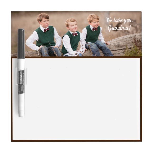 Customizable Photo Dry Erase Board (Front)