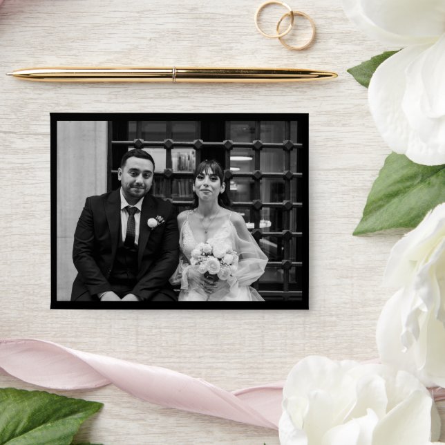 Customizable photo envelope (Wedding)