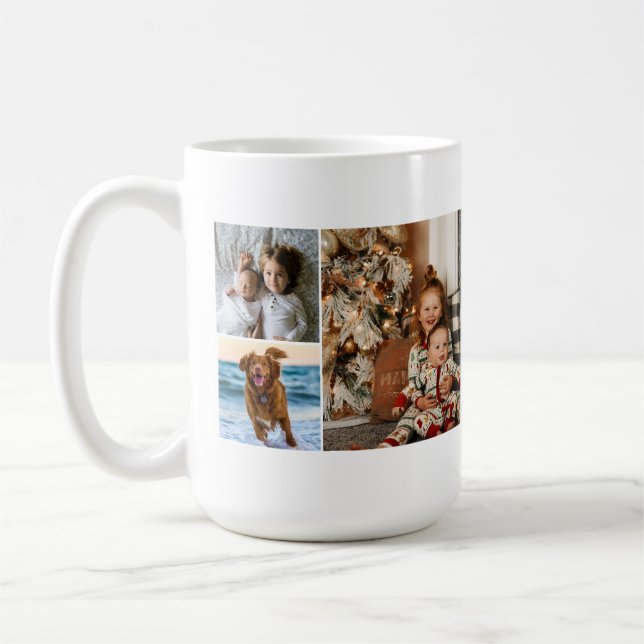 Customizable Photo Gift Mug personalized message (Left)