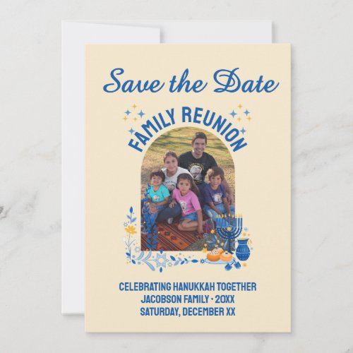 Customizable Photo HANUKKAH FAMILY REUNION