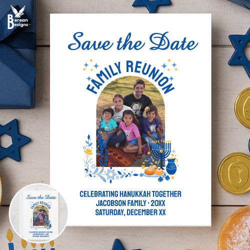 Customizable Photo HANUKKAH FAMILY REUNION