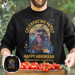 Customizable Photo HANUKKAH FAMILY REUNION Sweatshirt