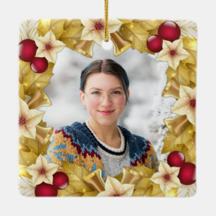 Customizable Photo Honor My Organ Donor-Transplant Ceramic Ornament