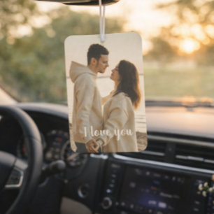 Customizable Photo 'I Love You' Valentine's Day  Air Freshener