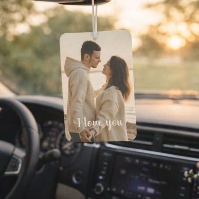 Customizable Photo 'I Love You' Valentine's Day  Air Freshener (Creator Uploaded)