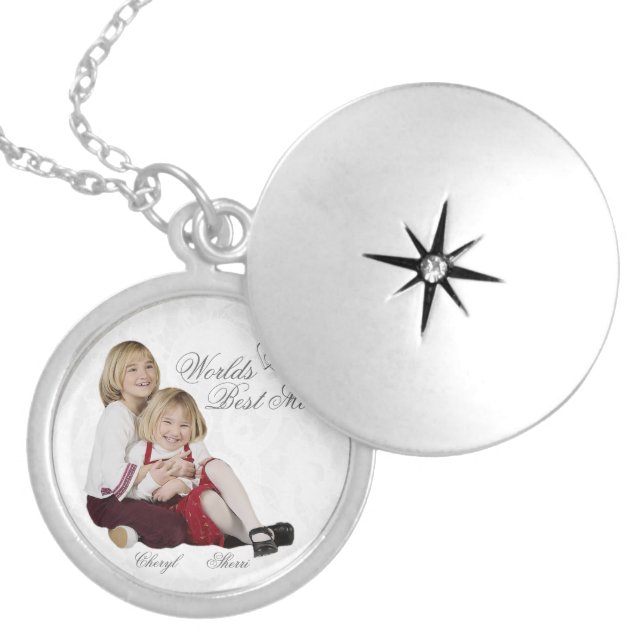 Customizable Photo Keepsake Mother's Day locket (Front)