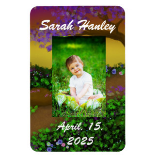 Customizable Photo Magnet, Magic Forest Magnet