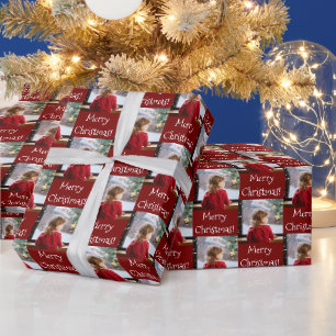 Customizable Photo Merry Christmas Create Your Own Wrapping Paper