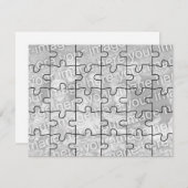 Customizable Photo "Mock" Puzzle Card-30 pieces (Front/Back)