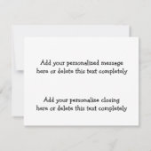 Customizable Photo "Mock" Puzzle Card-63 pieces (Back)