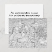 Customizable Photo "Mock" Puzzle Card-6 pieces (Front/Back)