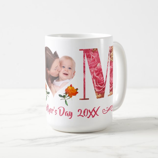 Customizable Photo Mother's Day Classic Mug (Front Right)